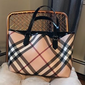Authentic Burberry Nova Check Tote